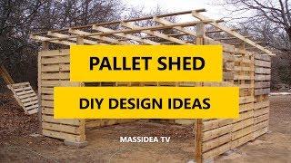 45+ Best Pallet Shed DIY Design Ideas 2018