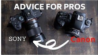 Advice for Working Photographers thinking of Switching from Canon to Sony