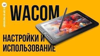 Как настроить и использовать графический планшет Wacom  Уроки Photoshop