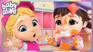 The Babies Get Crafty And Creative Learning How To Make Art  ‍ BRAND NEW Baby Alive Season 4