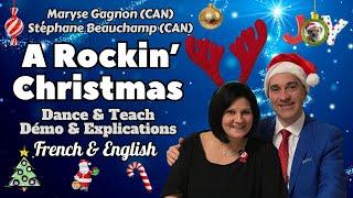 A Rockin’ Christmas Line Dance (Dance & Teach / Démo & Explications / French & English)