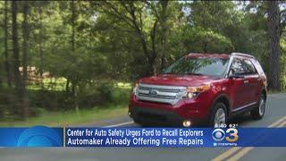 Center For Auto Safety Urges Ford Recall Explorers