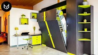 INCREDIBLE Space Saving Furniture - Murphy Bed Ideas  8 !