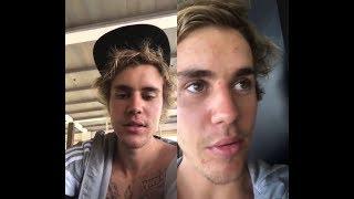 Full Justin Bieber Instagram Live Stream talking to fans in Maldives - January 17 2018