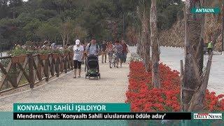 KONYAALTI SAHİLİ IŞILDIYOR