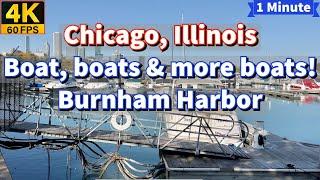 Tour of Burnham Harbor in Chicago, Illinois ️