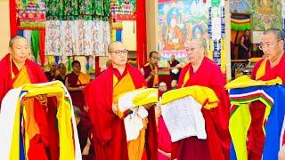 བོད་རྒྱལ་ལོ་ ༢༡༥༡ བོད་ཟླ་༡༠ ཚེས་༢༥ དགའ་ལྡན་ལྔ་མཆོད་ཆེན་མོའི་ཉིན་སེ་ར་ཐེག་ཆེན་གླིང་།