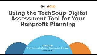 Using the TechSoup Digital Assessment Tool for Your Nonprofit Planning