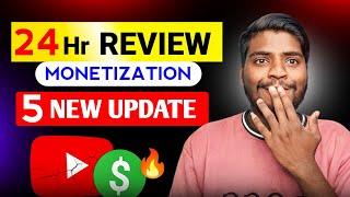 24-Hour Review Feature for Monetization || YouTube's 5 Big Updates | Kannada