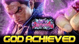 I Reached The Highest Rank In Tekken 8... God Of Destruction Kazuya!