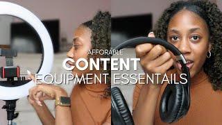 ESSENTIAL AND AFFORDABLE YOUTUBE EQUIPMENT FOR BEGINNER CONTENT CREATORS