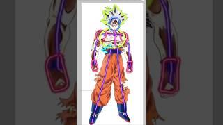 Drawing Goku Ultra Instinct |Dragon Ball super|#drawing #dragonball#goku#ultrainstinct #shorts