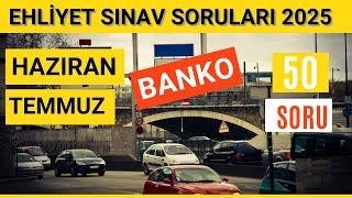 Ehliyet Sınav Soruları 2025 | Haziran, Temmuz Çıkmış Ehliyet Sorularını Çöz