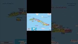 #Cuba Country Map#