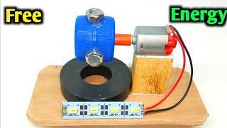 Free Energy Magnet Generator Homemade | Mini Dc Motor Project | SB craft