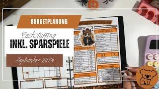  September Budget | Cashstuffing | Spielerunde im Herbstbinder | Sparen mit der Umschlagmethode