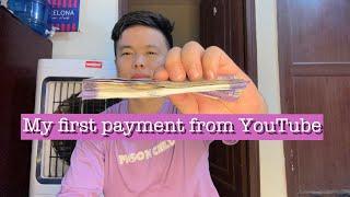 My first payment from YouTube || thank you everyone️️ || thank you @YouTube