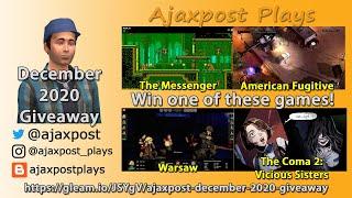 Ajaxpost Plays Channel Monthly Giveaway : December 2020 / New Game Survey