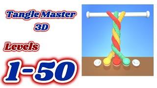 Tangle Master 3D Level 1 - 50 Gameplay Walkthrough | (IOS - Android)