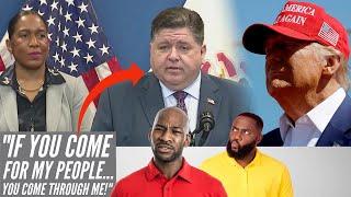 Illinois Vs Trump! J. B. Pritzker Sends STRONG WARNING... Don't Come For "My People"