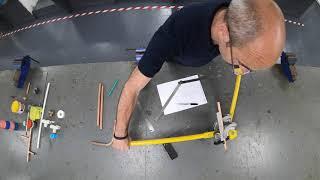 How to Bend Copper Pipe - Offset @AbleSkills