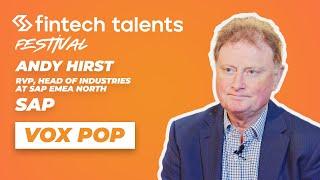 Fintech Talents Festival | In conversation with SAP's Andy Hirst