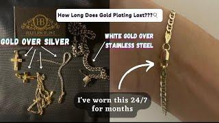 How Long Does Gold Plated Jewlery Last?  Is HarlemBlings Gold Plating Good? Wear Test!!