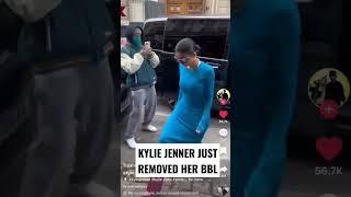 KYLIE JENNER REMOVED HER BBL,The change over tho ##Kardashian##kim##kimkardashian#kyliejenner##skims