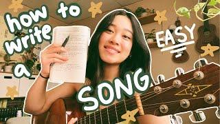 how to write a song! (for beginners/noobs)