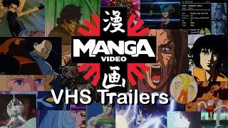 Manga Video - Anime VHS Trailers Compilation