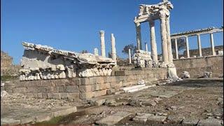 Pergamon or Pergamum Mentioned in Revelations.  Satans Home. HUGE AND GREAT! - Bergama Turkey - ECTV