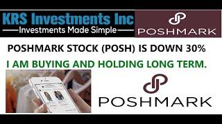 POSHMARK STOCK #POSH IS DOWN 30%|  BUY AND HOLD TODAY | KRS INVESTMENTS