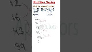 Aptitude Questions for TCS NQT...Number Series Problems in Reasoning