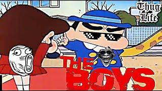 Shin chan thug life moment in hindi | Shin chan sigma  moments in hindi #shinchan #theboys part 19