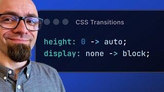 Animate to "height: auto;" & "display: none;" Using CSS Transitions