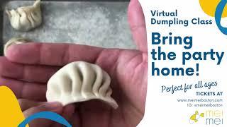 Virtual Dumpling Making Class