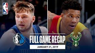 Full Game Recap: Mavericks vs Bucks | Doncic Records First Career Triple-Double