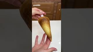 Ice cream cone: how to make it at home with 3 ingredients!   #shorts #cookistwow