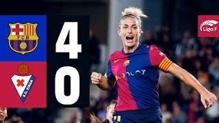 LIGA F | FC BARCELONA 4 vs 0 EIBAR 