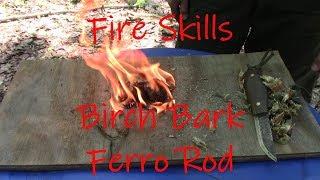 Light My Fire Army Birch Bark Ferro Rod Lighting Techniques