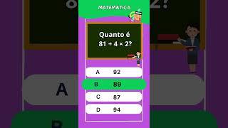 Essa questão viralizou… consegue resolver? #quiz #menteativa #matematica #matemática #quiztime #enem