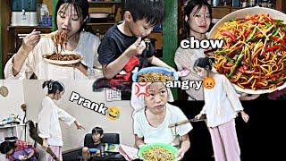 Sunday Vlog/ Speaking Only Hindi/ Prank + Making Chow For My Baby's |