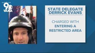 West Virginia State Delegate Derrick Evans identified as pro-Trump rioter who stormed Capitol