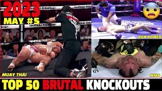 Top 50 Knockouts - MMA•MUAY THAI•BOXING•KICKBOXING  2023.5 #5