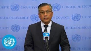 Myanmar on the situation in the country - Security Council Media Stakeout