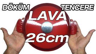 LAVA DÖKÜM TENCERE 26 cm  kutusu açıp inceliyorum #lava #döküm