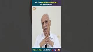We have permanent bureaucracy not spoils system | IYR Krishna Rao | Shorts | IYR Talks English