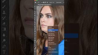 Как убрать второй подбородок в фотошоп #photoshop #retouching