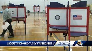 What does a  'yes' or 'no' vote mean for Kentucky's Amendment 2?