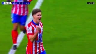 Julian Alvarez Goal - Atletico Madrid vs Slovan Bratislava (3-1), Goals Results/Extended Highlights